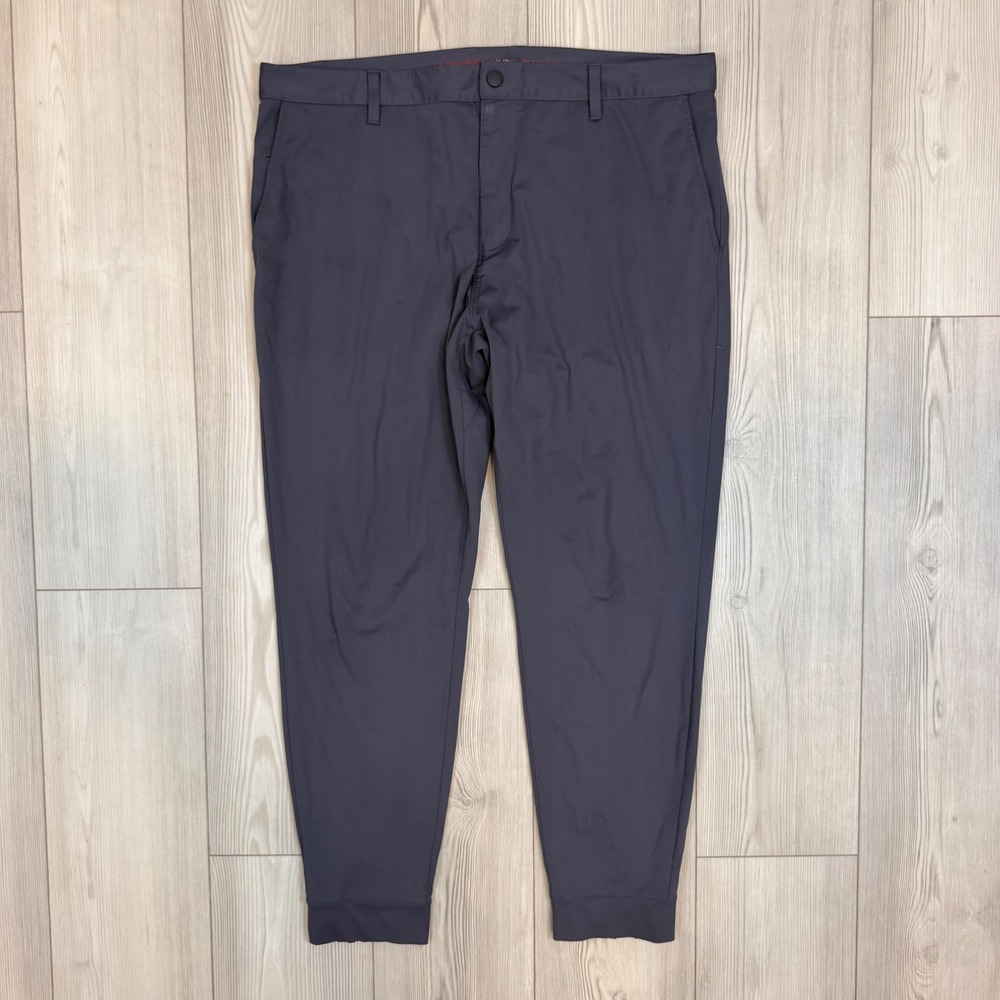 Rhone Commuter City Jogger Mens 38 Charcoal Grey Tech Stretch Pants 100594